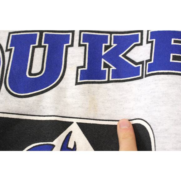 Vintage Kids Duke University Blue Devils Sweatshirt Medium - Picture 3 of 6